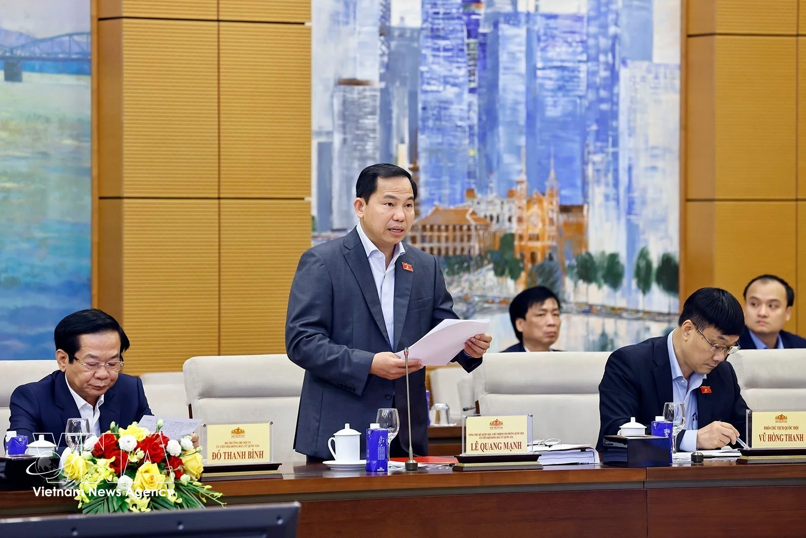 Le secrétaire général de l’Assemblée nationale, Le Quang Manh. Photo: VNA