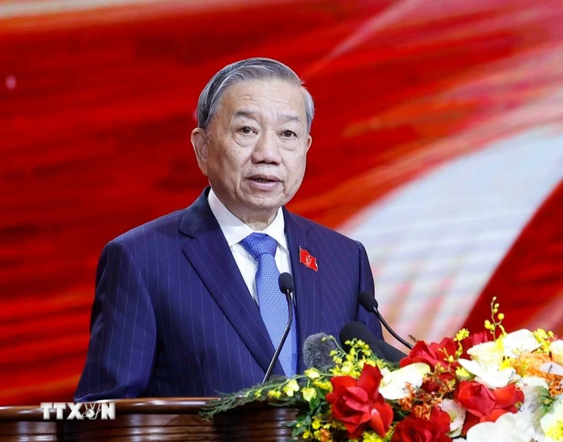 Le secrétaire général du Comité central du Parti communiste du Vietnam, To Lam. Photo: VNA