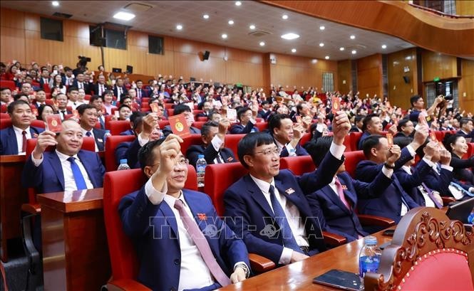 Le premier Congrès de l’Organisation du Parti provincial de Bac Ninh. Photo : VNA