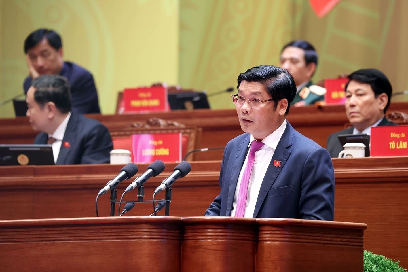 Nguyen Chi Tai, secrétaire adjoint du Comité municipal du Parti et président du Comité du Front de la Patrie du Vietnam de Huê. Photo : VNA