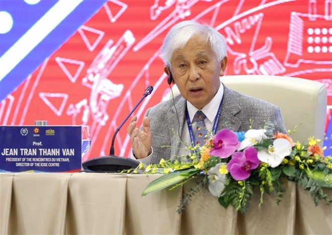 Le professeur Tran Thanh Van, président du Centre international de science et d’éducation interdisciplinaire (ICISE). Photo: VNA
