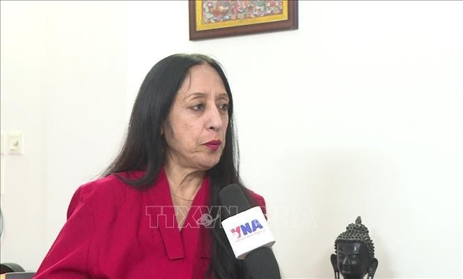La professeure Reena Marwah, de l’Université de Delhi et secrétaire générale de l’Association des spécialistes de l’Asie (AAS). Photo: VNA
