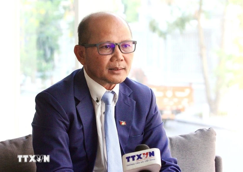 Le chercheur cambodgien Uch Leang de l’Académie royale du Cambodge. Photo: VNA