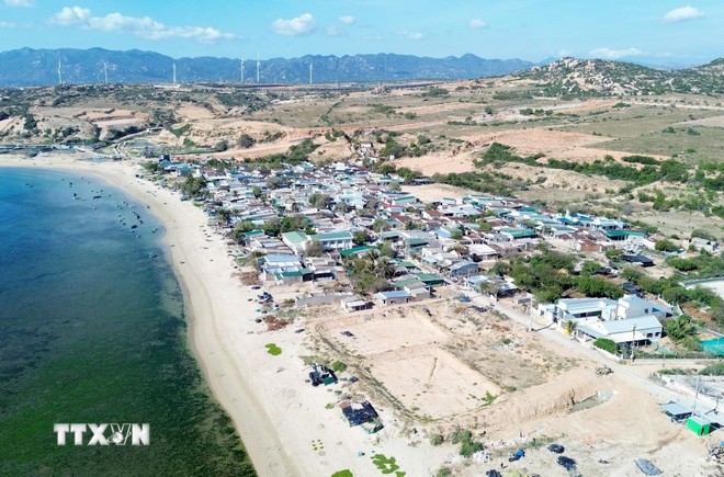 Le projet de centrale nucléaire de Ninh Thuân 1 devrait être construit dans le hameau de Vinh Truong, commune de Phuoc Dinh, province de Khanh Hoa. Photo: VNA