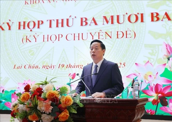 Ha Quang Trung, président du Comité populaire provincial de Lai Châu. Photo: VNA