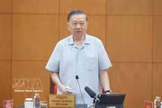 Le secrétaire général du Parti communiste vietnamien et président To Lam, a présidé le 21 mai à Hanoï, une réunion du Comité permanent du Comité directeur central pour le développement des sciences et technologies, de l’innovation et de la transformation numérique. Photo : VNA