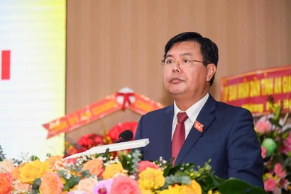 Nguyen Tien Hai, membre du Comité central du Parti, secrétaire du Comité provincial du Parti d'An Giang. Photo : VNA