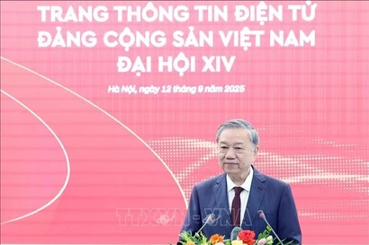 Le secrétaire général du Parti communiste du Vietnam To Lam. Photo : VNA