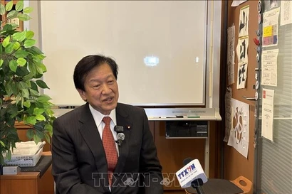 Yamaguchi Tsuyoshi, directeur du Département des relations internationales du Parti libéral-démocrate (LDP) du Japon. Photo: VNA