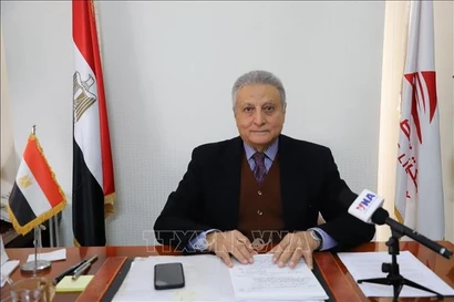 Reda El Taify, ancien ambassadeur d’Égypte au Vietnam et actuel directeur de la Fondation de la bibliothèque publique égyptienne. Photo: VNA