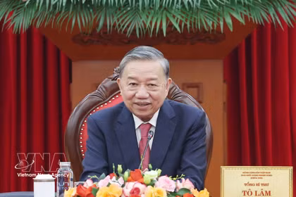 Le secrétaire général du Parti communiste du Vietnam et président de la République To Lam. Photo: VNA
