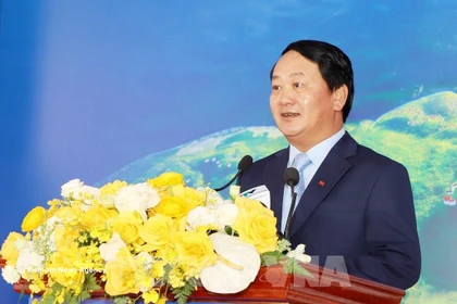 Hau A Lenh, membre du Comité central du Parti, secrétaire du Comité provincial du Parti et chef du Comité de pilotage électoral de la province. Photo: VNA