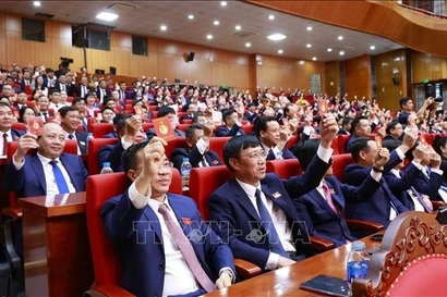 Le premier Congrès de l’Organisation du Parti provincial de Bac Ninh. Photo : VNA