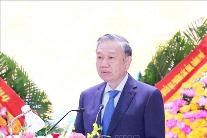 Secrétaire général du Parti To Lam. Photo : VNA