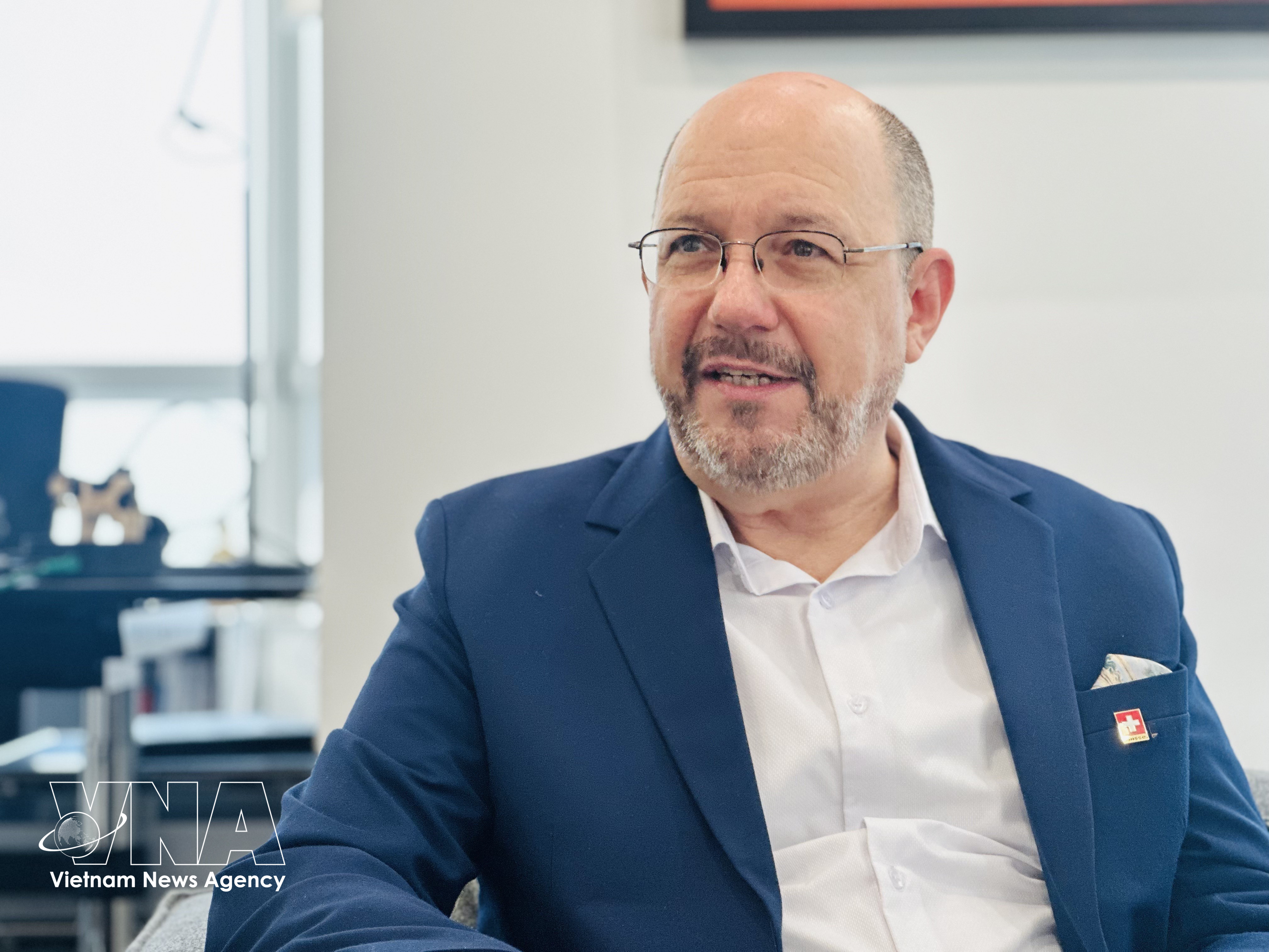 L’ambassadeur de Suisse au Vietnam, Thomas Gass. Photo: VNA