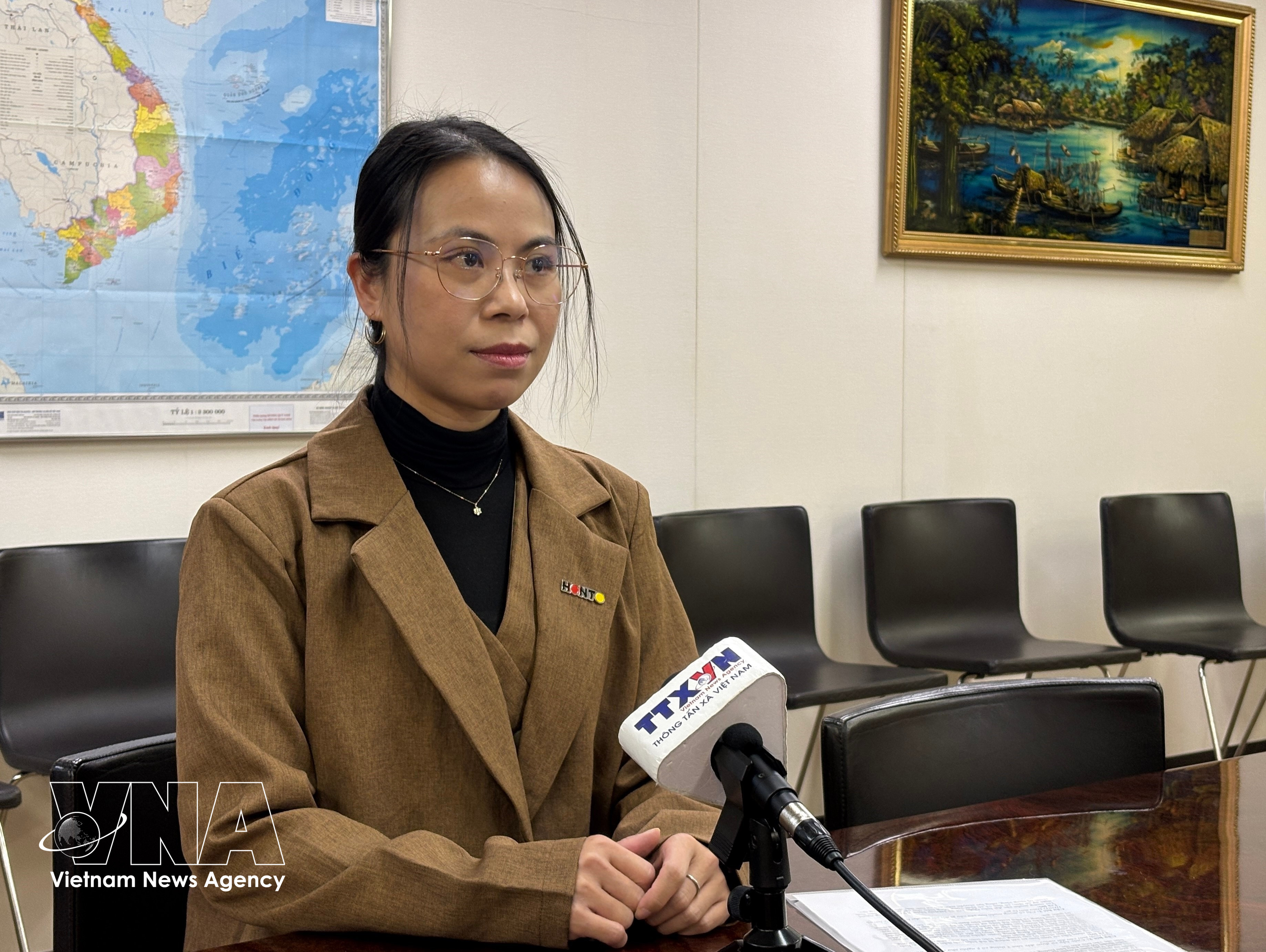 Do Thi Minh Phuong, secrétaire générale de l’Union des associations des Vietnamiens au Japon. Photo: VNA