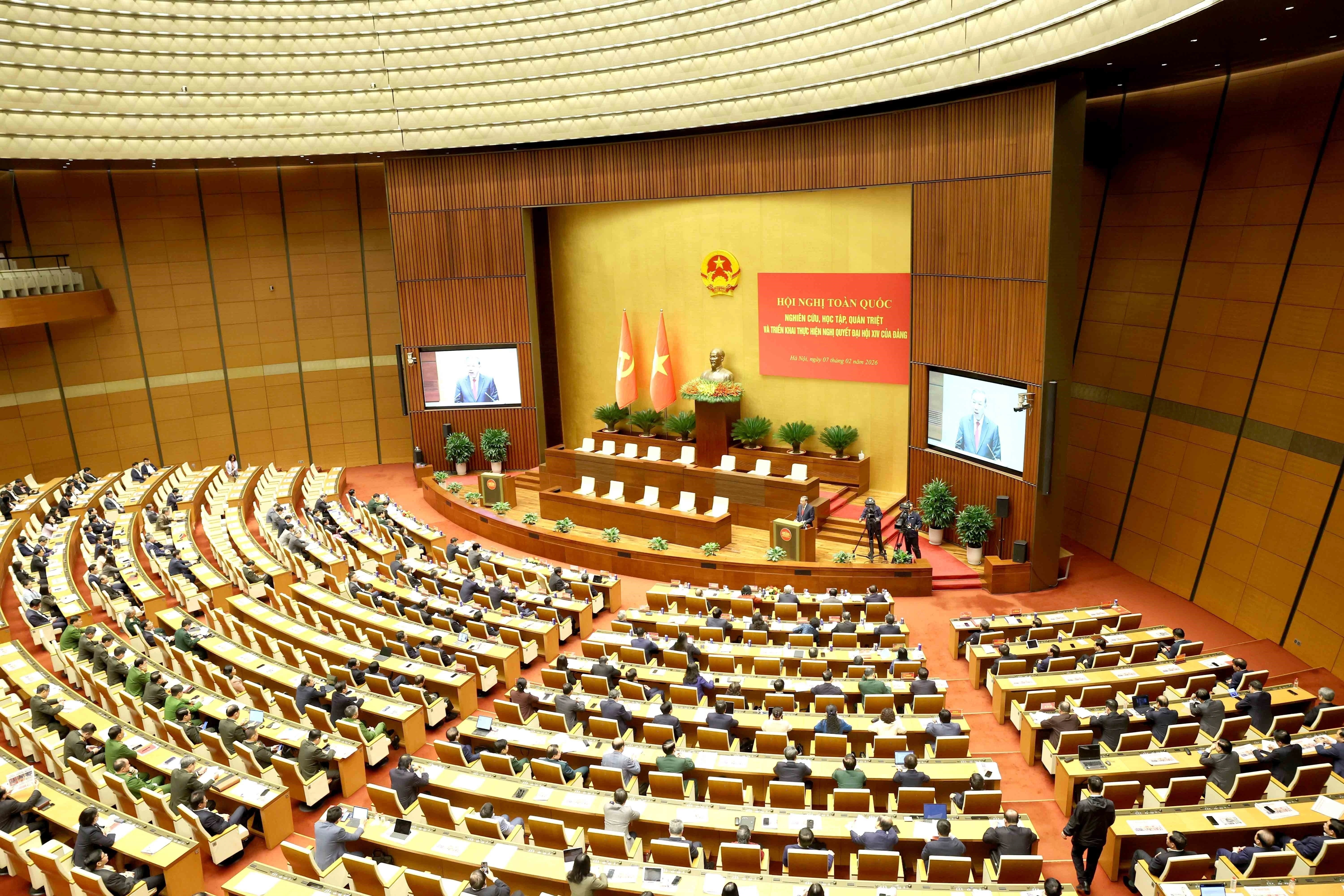 Panorama de la conférence. Photo: VNA