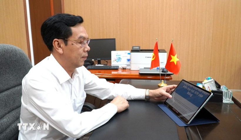 Doàn Hông Duy, secrétaire adjoint permanent du Comité du Parti et président du Conseil populaire de la zone spéciale de Kiên Hai. Photo: VNA