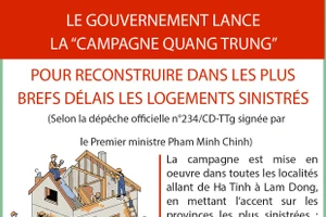 Le gouvernement lance la "Campagne Quang Trung"