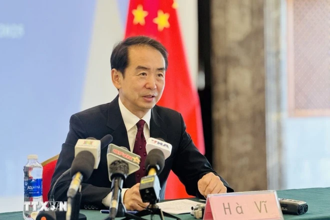 L'ambassadeur de Chine au Vietnam, He Wei. Photo: VNA