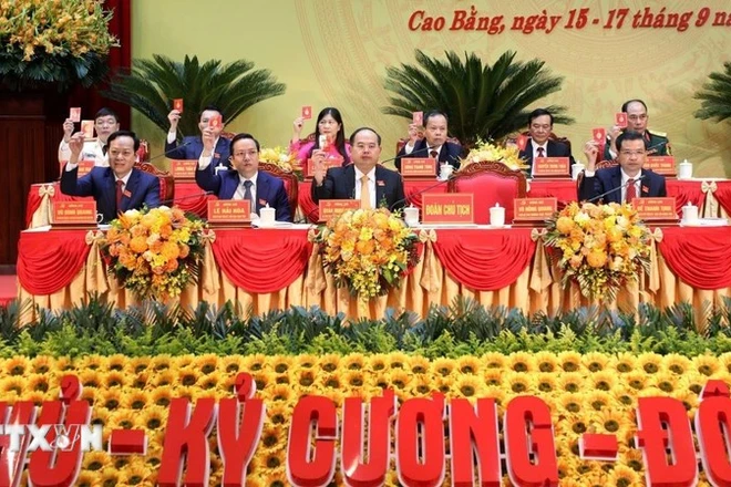 Ouverture du 20e congrès provincial du Parti de Cao Bang, mandat 2025-2030