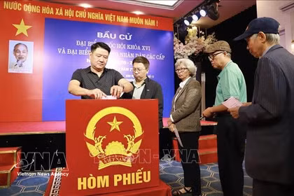 De nombreux Vietnamiens résidant à l’étranger ont exprimé leur espoir que la nouvelle Assemblée nationale et les autorités locales continueront d’améliorer le cadre institutionnel. Photo : VNA