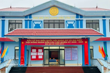 À ce jour, la zone spéciale de Côn Co a achevé les principales tâches de préparation pour les élections. Photo : VNA.