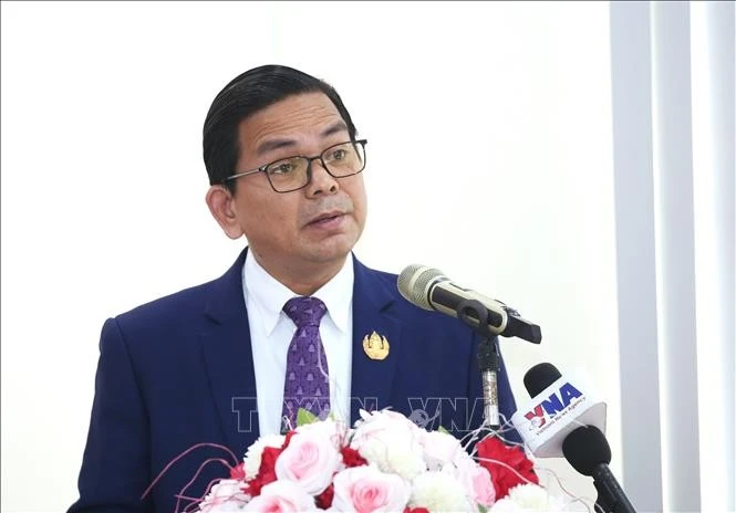 Le Docteur Kin Phea, directeur de l'Institut des relations internationales du Cambodge. Photo : VNA