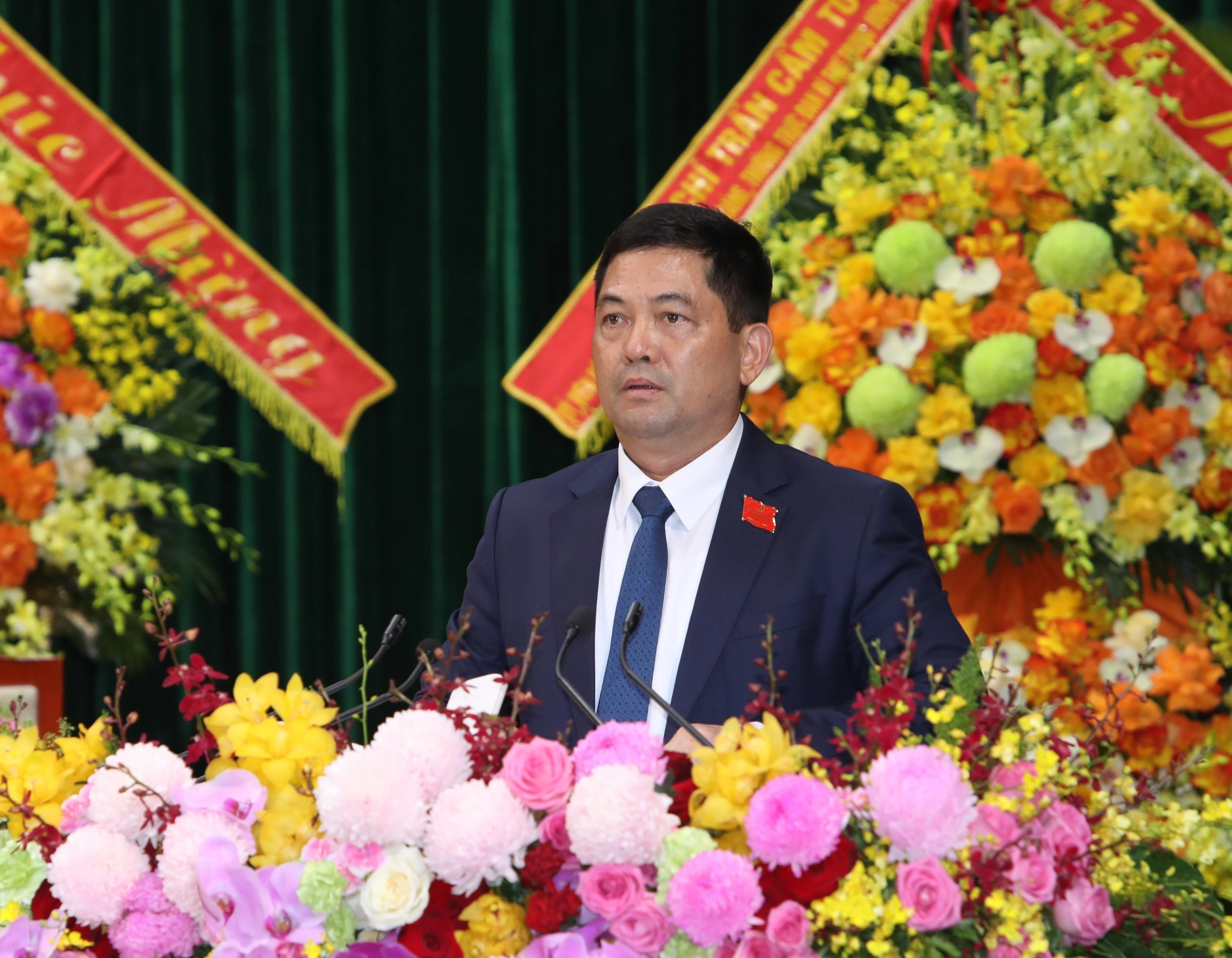 Nguyên Hông Thai, secrétaire du Comité du Parti de Bac Ninh. Photo: VNA