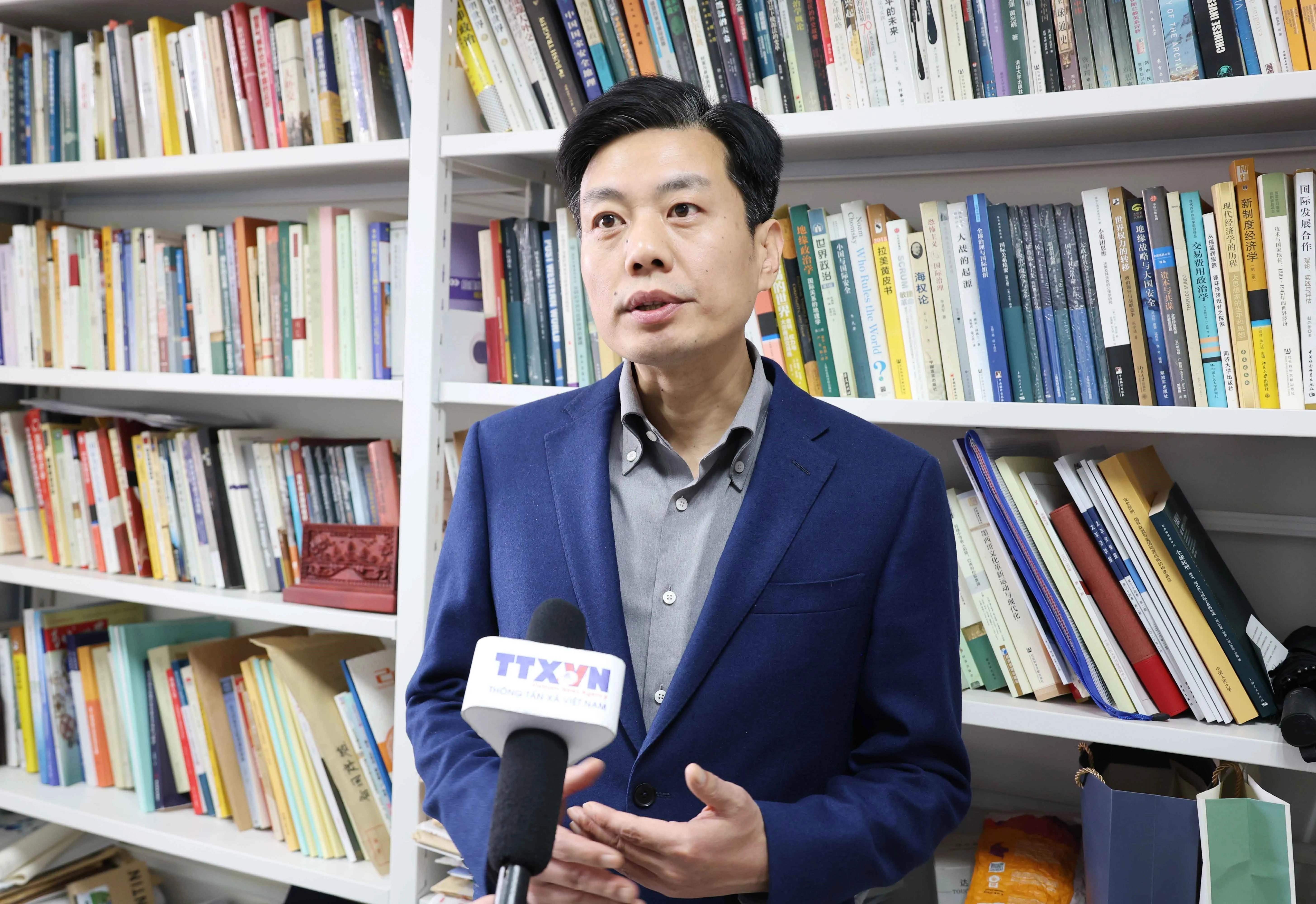 Le professeur Cui Shoujun de l’Institut d'études du développement international de l'École d'études internationales de l'Université Renmin de Chine (RUC). Photo: VNA