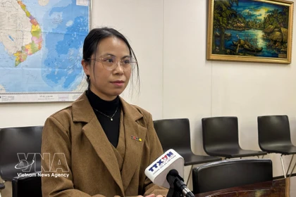 Do Thi Minh Phuong, secrétaire générale de l’Union des associations des Vietnamiens au Japon. Photo: VNA