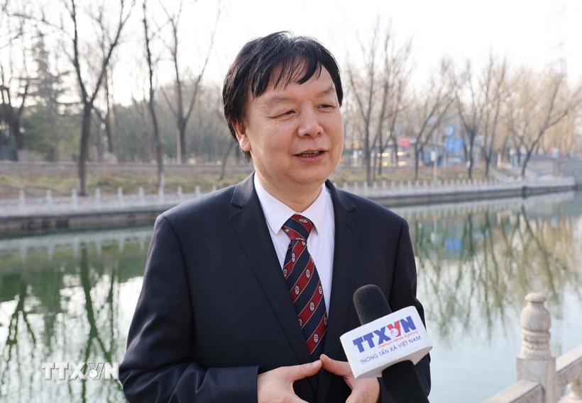 Le professeur Mi Liang, directeur du Centre d’études sur l’Asie du Sud-Est à l’Université des études étrangères de Chine. Photo: VNA