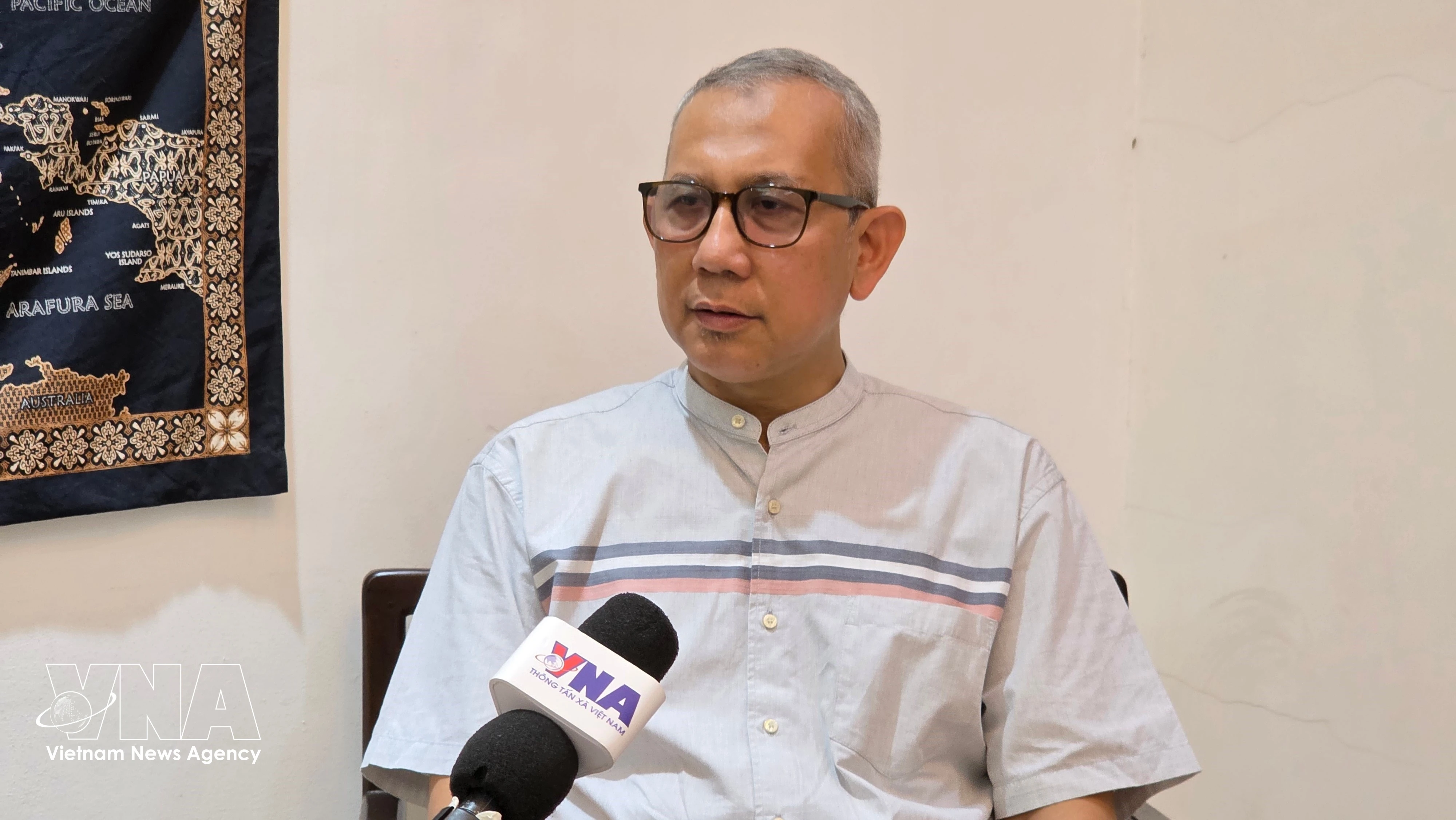 Beni Sukadis, coordinateur principal à l'Institut indonésien d'études sur la défense et les stratégies. Photo: VNA