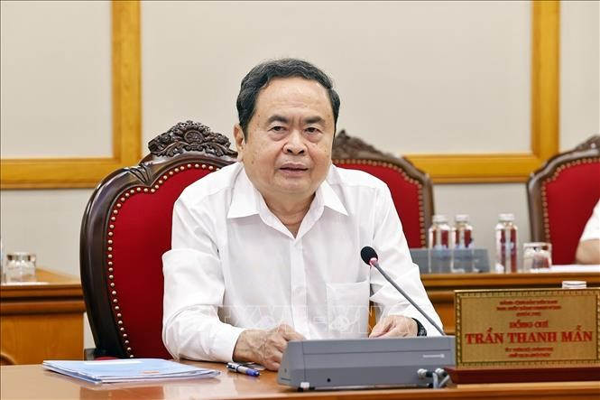 Le président de l'Assemblée nationale, Tran Thanh Man. Photo : VNA 2-744.jpg