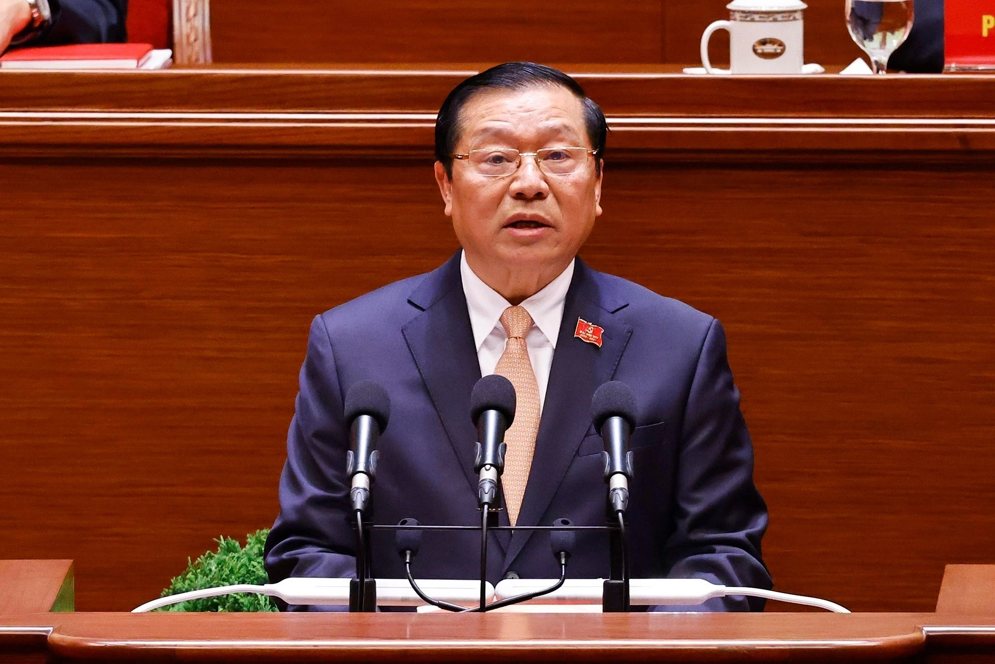 Lai Xuan Mon, membre du Comité central du Parti, secrétaire du Comité du Parti et vice-chef permanent de la Commission centrale de sensibilisation, d’éducation et de mobilisation des masses. Photo: VNA
