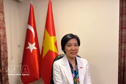 L’ambassadrice du Vietnam en Turquie, Dang Thi Thu Ha. Photo: VNA