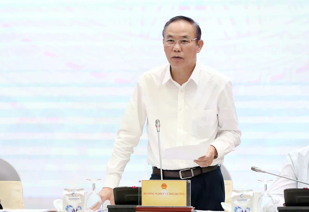 Le vice-ministre de l’Agriculture et de l’Environnement, Phung Duc Tiên. Photo : VNA