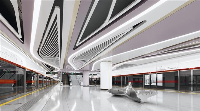 La station de Tao Dan. Photo: VNA