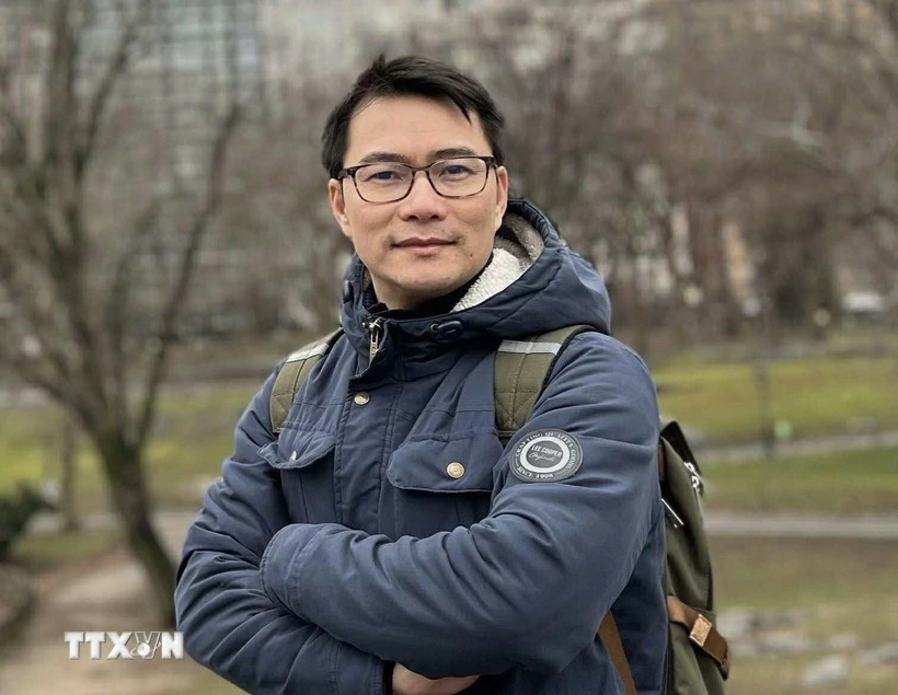 Le docteur Ung Quoc Hung, ingénieur en chef chez le groupe français Setec Nucléaire et vice-président du Réseau des experts vietnamiens en énergie nucléaire à l’étranger (VietNuc). Photo: VNA