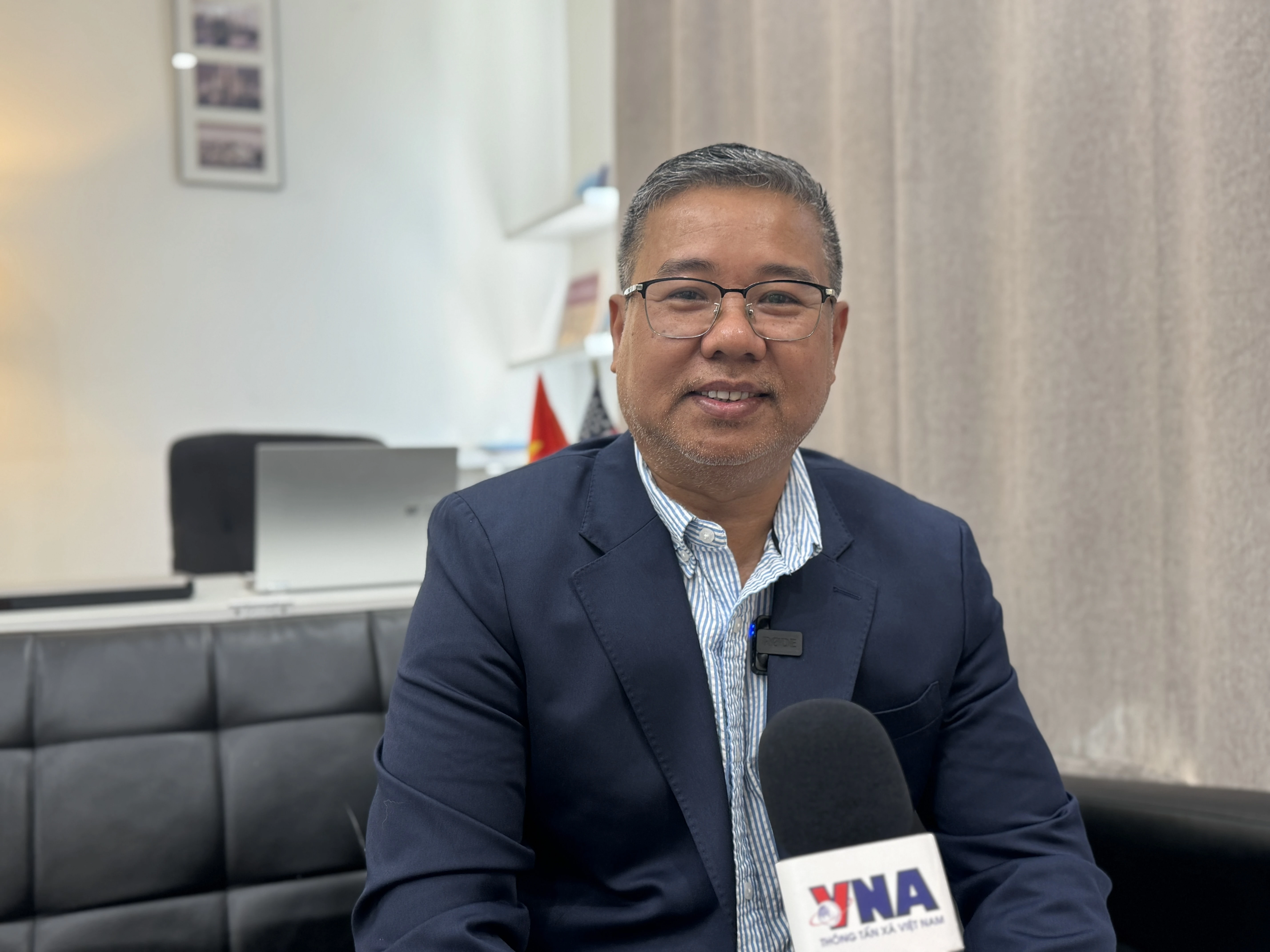 Le responsable du Club, Nguyen Quang Thanh. Photo: VNA