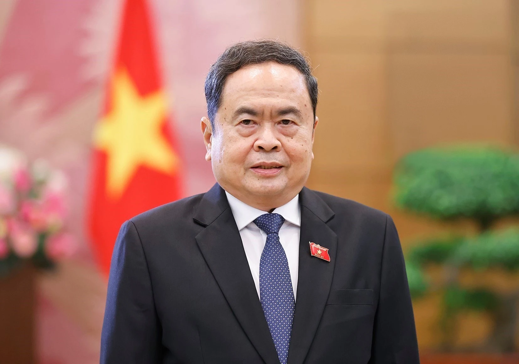 Tran Thanh Man, membre du Bureau politique et président de l’Assemblée nationale. Photo : VNA