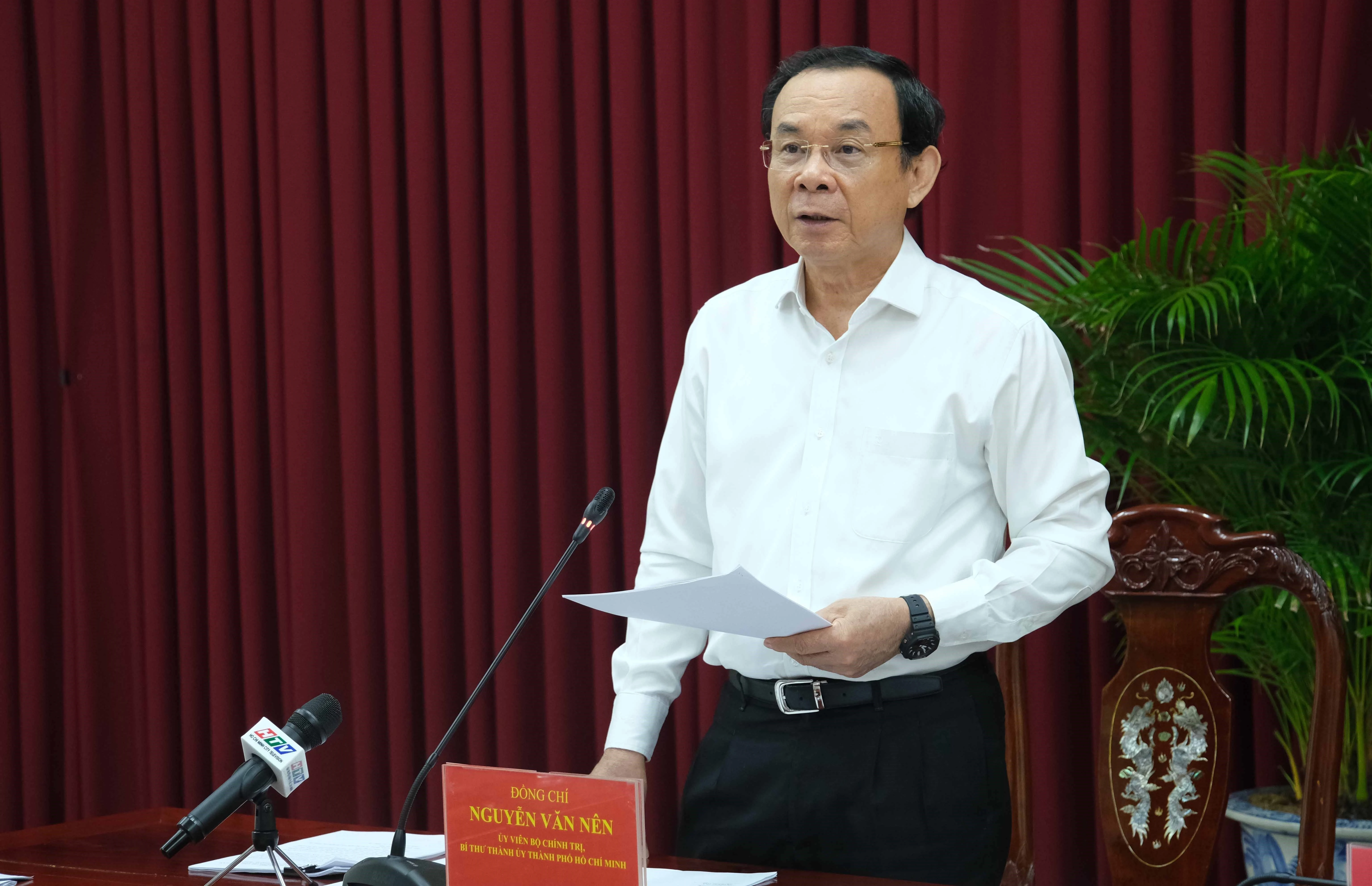 Nguyen Van Nen, membre du Bureau Politique et permanent du sous-comité des documents du 14e Congrès national du PCV. Photo : VNA