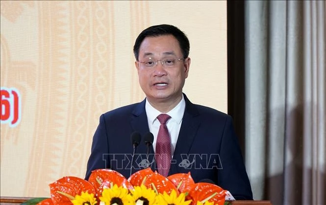 Le Ngoc Quang, membre du Comité central du Parti, secrétaire du Comité municipal du Parti et chef de la délégation de l'organisation du Parti de Da Nang. Photo : VNA