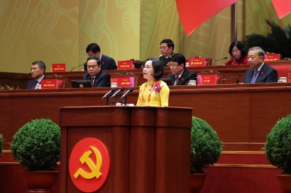 Nguyen Thi Thanh, membre du Comité central du Parti, membre de la permanence du Comité du Parti de l’Assemblée nationale et vice-présidente de l’Assemblée nationale. Photo: VNA