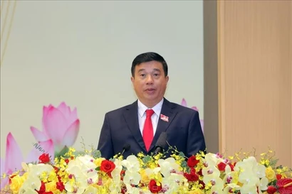 Y Thanh Ha Nie Kdam, membre du Comité central du Parti et secrétaire du Comité provincial du Parti de Lam Dong pour le mandat 2025-2030. Photo: VNA
