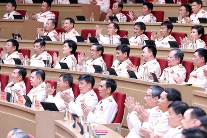Délégués lors du Congrès. Photo: VNA