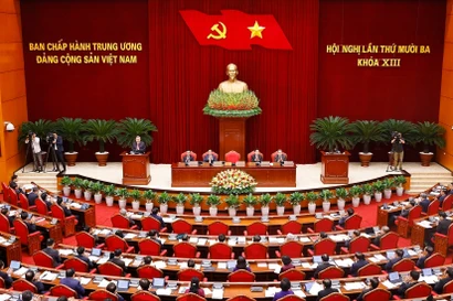 Ouverture du 13ᵉ Plénum du Parti (XIIIᵉ mandat). Photo : VNA