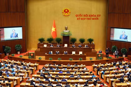 Ouverture de la 10e session de l'Assemblée nationale vietnamienne. Photo: VNA