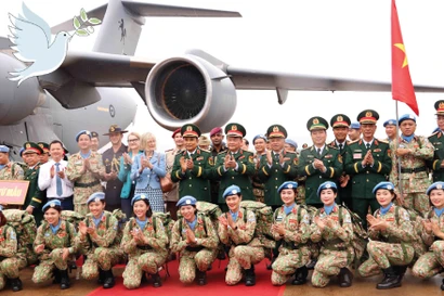 Départ de Casques bleus vietnamiens pour le Soudan du Sud et Abyei