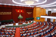 Ouverture du troisième Plénum du Comité central du Parti du 14e mandat. Photo: VNA